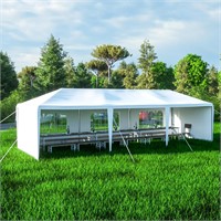 Dolonm Canopy Tent for Parties 10x30 FT White