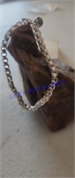 8 Inch Sterling Silver Braclet  Like New
