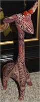 Handmade in Indonesia Cotton Giraffe Plush Figure