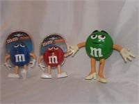 Lot of 3 bendable M&Ms