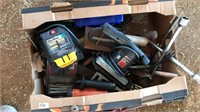 BOX LOT OF ASST TOOLS