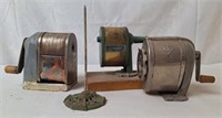 Pencil Sharpeners & Receipt Holder, Vintage