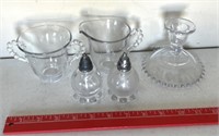 Vintage candlewick glassware