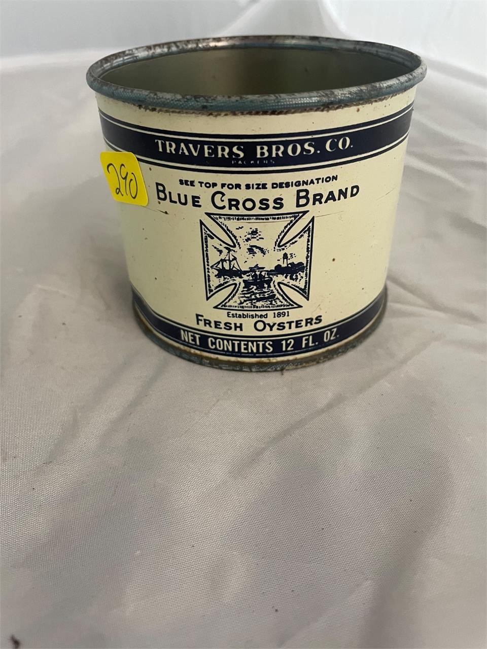 Blue Cross Brand Travers Bros MD 15 12oz Oyster