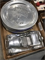 State of Iowa metal plates, others, metal car