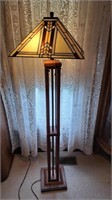 Decorative lamp, approximately 60 inches tall