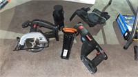 Lot of Tools Hand Saw Miter Saw and More