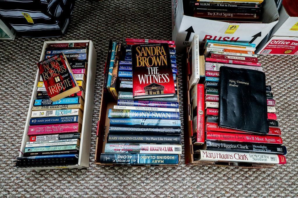 1 Box of Paperback Books and 2 Boxes of