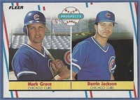 Sharp 1988 Fleer #641 Mark Gracr RC Chicago Cubs