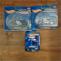 Hot Wheels Harley Davidson & Dodge charger nos