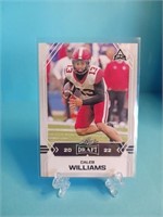 OF) Caleb Williams leaf Rookie card