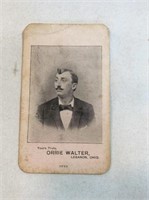 Advertising trading card