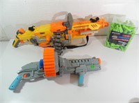 Nerf Guns and Ammo, used