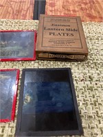 Antique lantern plates