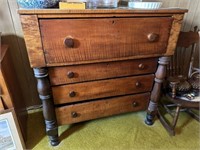 Antique 4 Drawer Empire Chest