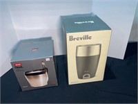 Breville wine chiller and Steel Ice Bucket Set