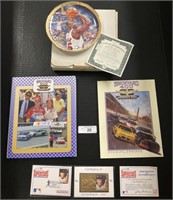 Cal Ripken Jr 23K Gold Stamp, NASCAR Books,