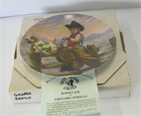 Rodeo Joe Collector Plate (8 1/2 inches across)