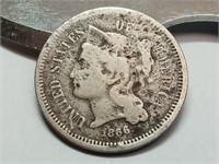 OF) 1866 3 cent nickel
