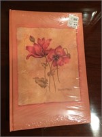 Unopened Floral Peach Photo Album