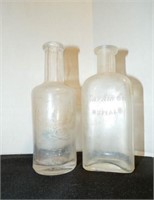 2 vintage Larkin Co. Buffalo glass bottles