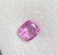 Natural Cushion Pink Sapphire 2.345 Cts