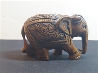 Carved Wooden Indian Elephant