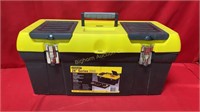 Stanley 24" Tool Box w/ Tray & 2 Accessory Compart
