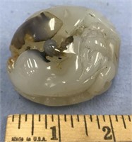 2.5" Agate carving of a dog   (a 7)