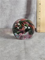 ART GLASS PAPERWEIGHT