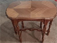 Antique six legged table very nice 32 inches by