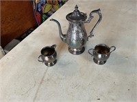 Sheridan tea pot, silver plated