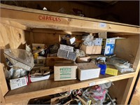 SHELF OF ELECTRICAL SUPPLIES