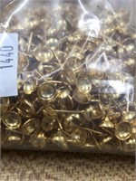 Gold plated earring post. 6 mm deep cup. 1440