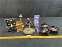 Asian Bowls, Windchime, Perpetual Calendar, More