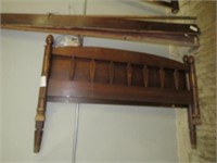 ANTIQUE FULL SIZE BED WITH RAILS