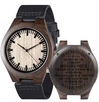 New Mens Customized Engraved Wooden Watches