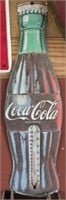 Vintage metal Coca-Cola thermometer