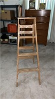 Wooden stepladder