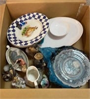 assorted box of glassware