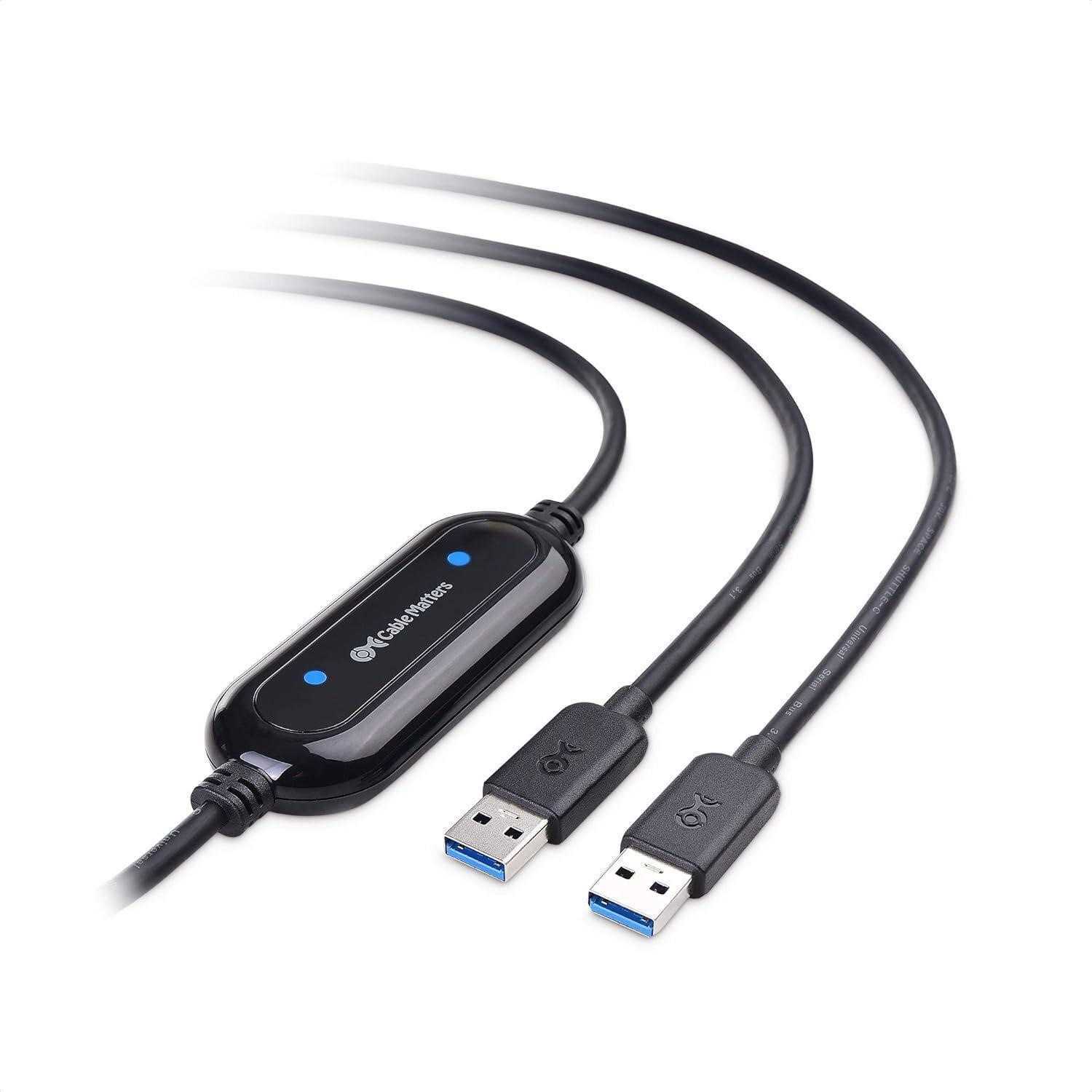 NEW $35 USB 3.0 Data Transfer Cable PC to PC
