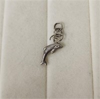 Sterling Silver Dolphin Charm