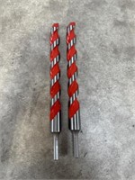 Milwaukee 1 Inch Drill Bit, Lot of 2, New but