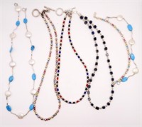 Sterling Beaded Boho Necklaces & Bracelets