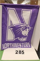 Northwestern Flag w/ Pole