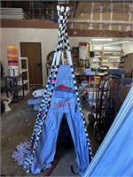 BLUE TEEPEE TENT PLAYSET