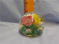 Hand blown paper weight