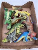 Vintage dinosaur figures