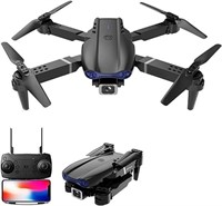 Black Drone with 1080P Dual HD Camera - 2024