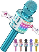 LED Wireless Bluetooth Microphone for Singing,